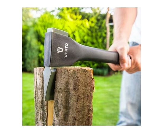 Топор Verto 620 г, обух 410 г, рукоятка из стекловолокна, 14" (05G100), изображение 3 Топор Verto 620 г, обух 410 г, рукоятка из стекловолокна, 14" (05G100), изображение 3