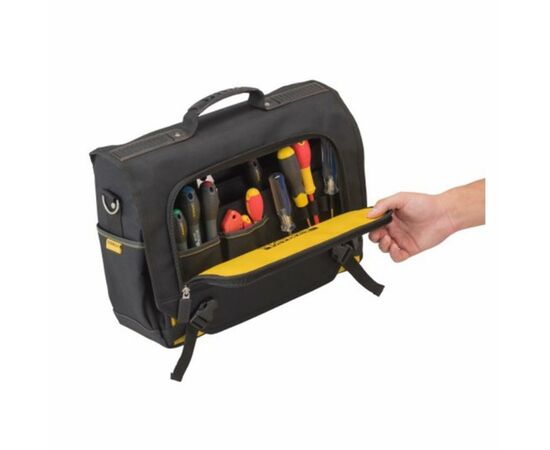 Сумка для инструмента Stanley Fatmax з відділенням для ноутбука 42.5 x 15.5 x 32 см (FMST1-80149), изображение 5 Сумка для инструмента Stanley Fatmax з відділенням для ноутбука 42.5 x 15.5 x 32 см (FMST1-80149), изображение 5