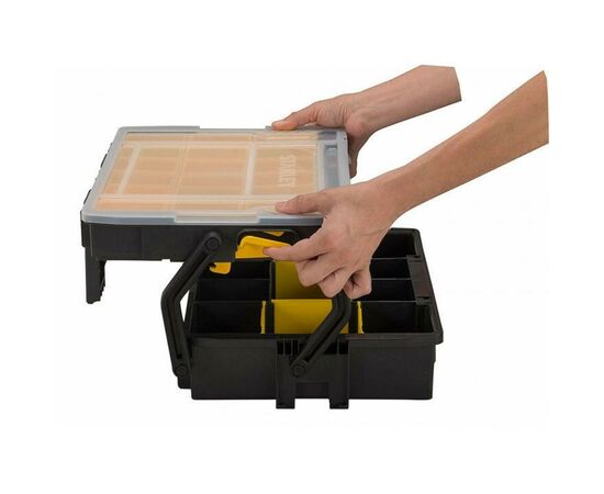 Ящик для инструментов Stanley органайзер SORTMASTER MULTILEVEL 30х10х114 см (STST1-75540), изображение 2 Ящик для инструментов Stanley органайзер SORTMASTER MULTILEVEL 30х10х114 см (STST1-75540), изображение 2