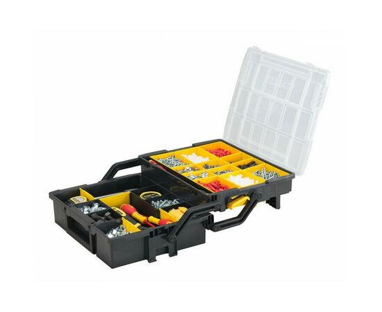 Ящик для инструментов Stanley органайзер SORTMASTER MULTILEVEL 30х10х114 см (STST1-75540), изображение 3 Ящик для инструментов Stanley органайзер SORTMASTER MULTILEVEL 30х10х114 см (STST1-75540), изображение 3