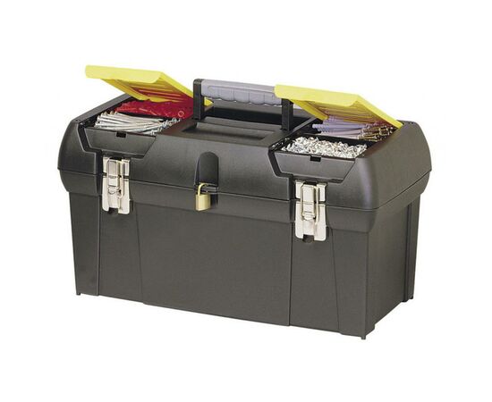 Ящик для инструментов Stanley 31,8x17,8x13см металевий замок (1-92-064), изображение 2 Ящик для инструментов Stanley 31,8x17,8x13см металевий замок (1-92-064), изображение 2