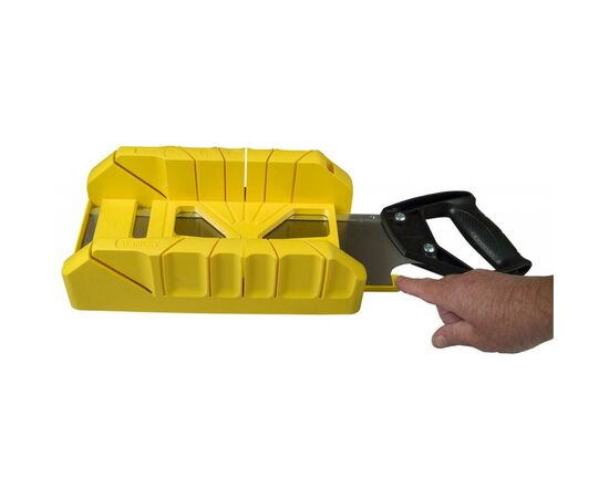 Стусло Stanley пластиковое 275 мм. с ножовкой (1-19-800), изображение 3