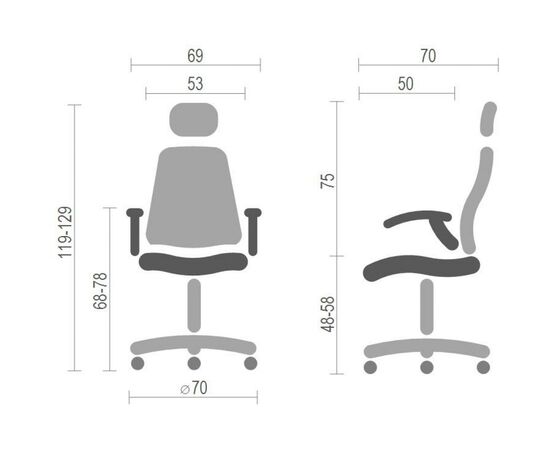 Офисное кресло Аклас Винд PL TILT Черное (09700), изображение 6 Офисное кресло Аклас Винд PL TILT Черное (09700), изображение 6