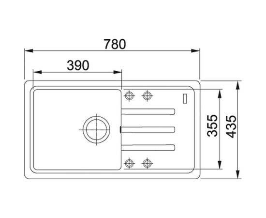Мойка кухонная Franke MALTA BSG 611-78/114.0375.036, изображение 2 Мойка кухонная Franke MALTA BSG 611-78/114.0375.036, изображение 2