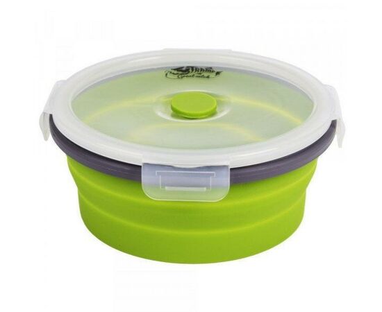 Харчовий контейнер Tramp складной с крышкой-защелкой 550ml (TRC-088-olive)