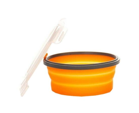 Пищевой контейнер Tramp складной с крышкой-защелкой 550ml (TRC-088-orange), изображение 3 Пищевой контейнер Tramp складной с крышкой-защелкой 550ml (TRC-088-orange), изображение 3