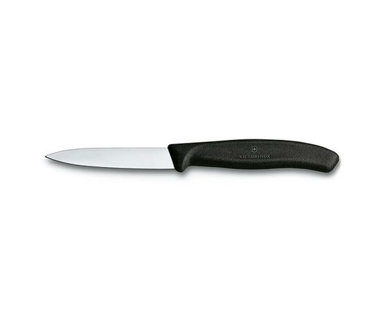 Набор ножей Victorinox SwissClassic из 3 предметов Черный с овощечисткой (6.7113.31), изображение 4 Набор ножей Victorinox SwissClassic из 3 предметов Черный с овощечисткой (6.7113.31), изображение 4