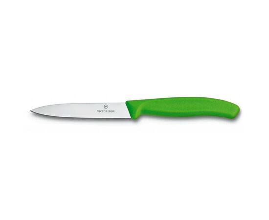 Кухонный нож Victorinox SwissClassic для нарезки 10 см, зеленый (6.7706.L114)