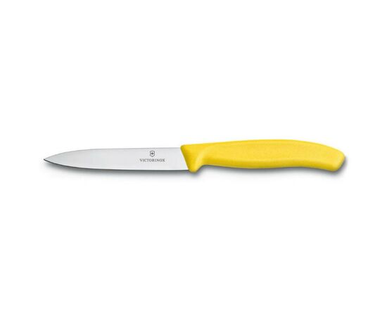 Кухонный нож Victorinox SwissClassic для нарезки 10 см, желтый (6.7706.L118)