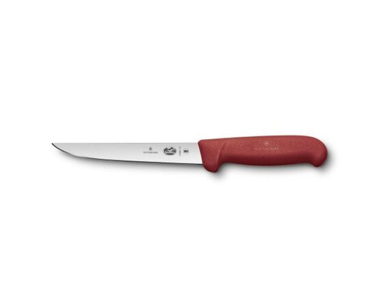 Кухонний ніж Victorinox Fibrox обвалочный 15 см, красный (5.6001.15)