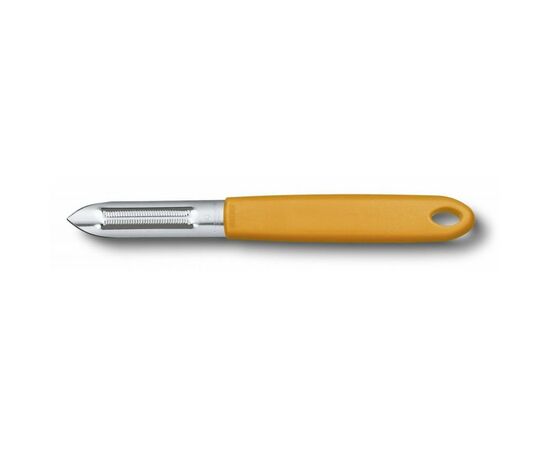 Овощечистка Victorinox 165 мм, серрейторное лезвие, оранжевая (7.6077.9)