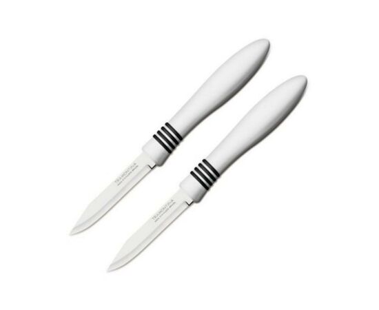 Набор ножей Tramontina COR & COR для овощей 2шт 76 мм White (23461/283)