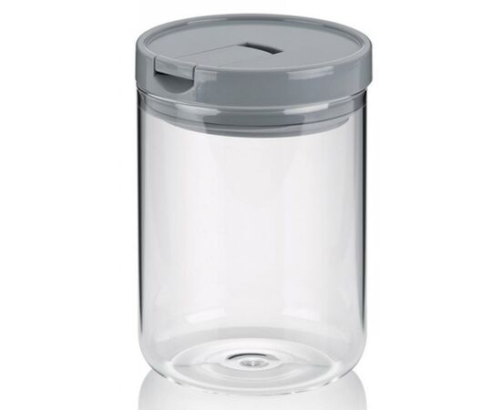 Емкость для сыпучих продуктов Kela Arik Grey 0,9 л 10,5х15 см (12108)