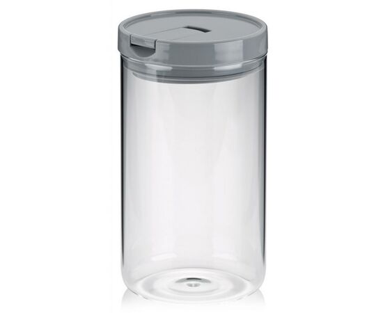 Емкость для сыпучих продуктов Kela Arik Grey 1,2 л 10,5х19 см (12109)