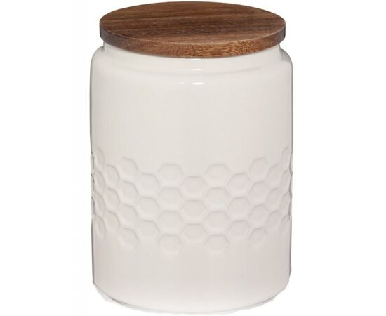 Емкость для сыпучих продуктов Kela Mellis White 0,8 л 10,5х14,5 см (12084)