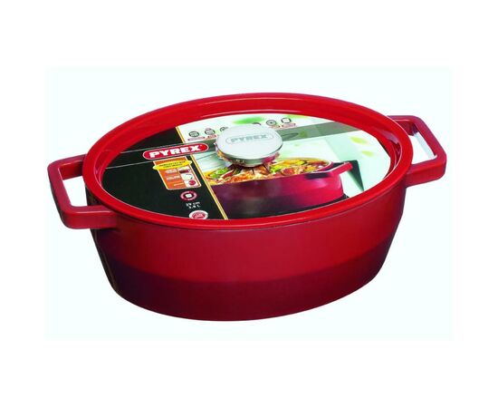 Кастрюля Pyrex Slow Cook Red 5,8 л (SC5AC33), изображение 4 Кастрюля Pyrex Slow Cook Red 5,8 л (SC5AC33), изображение 4
