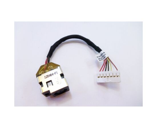 Разъем питания ноутбука с кабелем для HP PJ257 (7.4mm x 5.0mm + center pin), 7-pin, Универсальный (A49050)