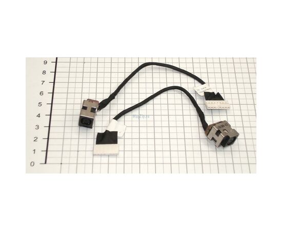 Роз'єм живлення ноутбука з кабелем для HP PJ270 (7.4mm x 5.0mm + center pin), 8(7)-pi Универсальный (A49035)