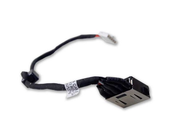 Разъем питания ноутбука с кабелем для Lenovo PJ718 (прямоугольный + center pin), 5-p Универсальный (A49074), изображение 2 Разъем питания ноутбука с кабелем для Lenovo PJ718 (прямоугольный + center pin), 5-p Универсальный (A49074), изображение 2