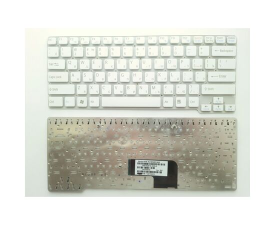 Клавіатура ноутбука Sony VGN-CW series белая RU (A43052)