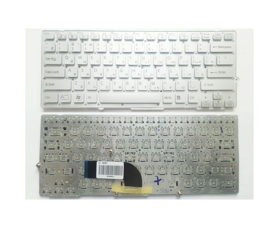 Клавіатура ноутбука Sony VPC-SD/VPC-SB Series серебро RU (A43015)