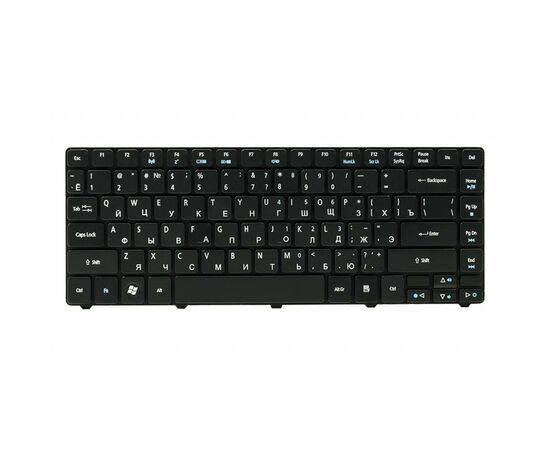 Клавиатура ноутбука Acer Aspire 3810 черный, черный фрейм (KB311811)