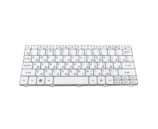 Клавиатура ноутбука Acer Aspire One 521/eMachines 350 белый, без фрейма (KB312641), изображение 2 Клавиатура ноутбука Acer Aspire One 521/eMachines 350 белый, без фрейма (KB312641), изображение 2