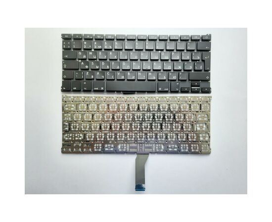 Клавиатура ноутбука Apple Macbook Air 13.3" A1369(2011+),A1466 черная,подсв (A46036)