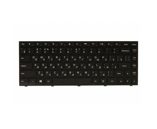 Клавиатура ноутбука PowerPlant Lenovo B40-30, G40-30 черный, черный фрейм (KB310210)