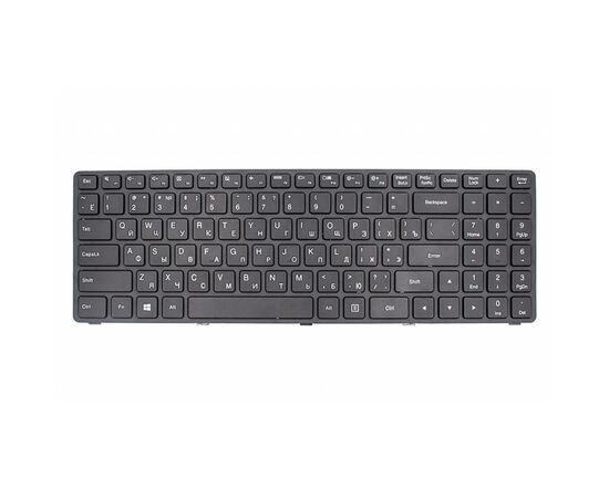 Клавиатура ноутбука PowerPlant Lenovo IdeaPad 100-15IBD черный, черный фрейм (KB310623)