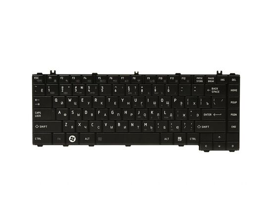 Клавиатура ноутбука PowerPlant TOSHIBA Satellite L600 черный, черный фрейм (KB311958)