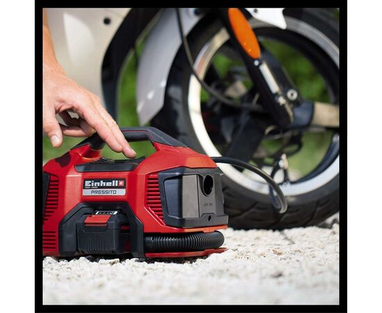 Автомобильный компрессор Einhell X-Change PRESSITO гибридный (4020460), изображение 2