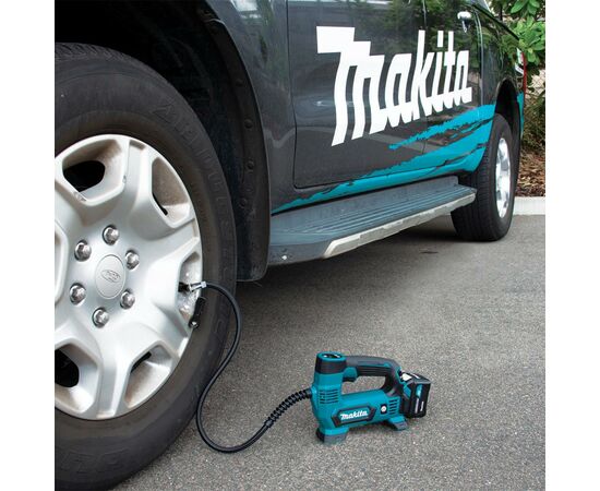 Автомобильный компрессор Makita MP100DZ (без АКБ и ЗУ ) (MP100DZ), изображение 2 Автомобильный компрессор Makita MP100DZ (без АКБ и ЗУ ) (MP100DZ), изображение 2