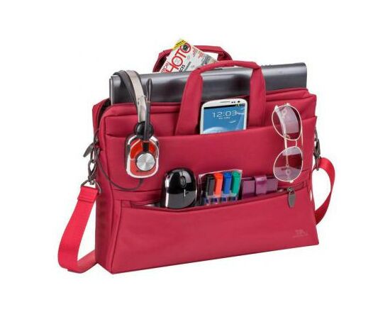 Сумка для ноутбука RivaCase 15.6" 8630 Red (8630Red), изображение 3 Сумка для ноутбука RivaCase 15.6" 8630 Red (8630Red), изображение 3