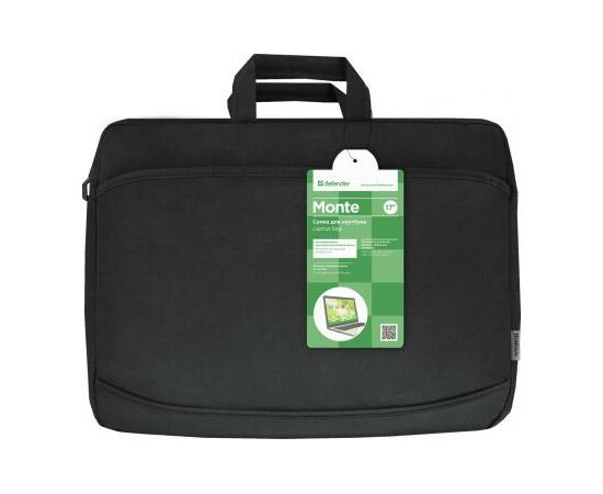 Сумка для ноутбука Defender 17" Monte black (26065), изображение 6 Сумка для ноутбука Defender 17" Monte black (26065), изображение 6