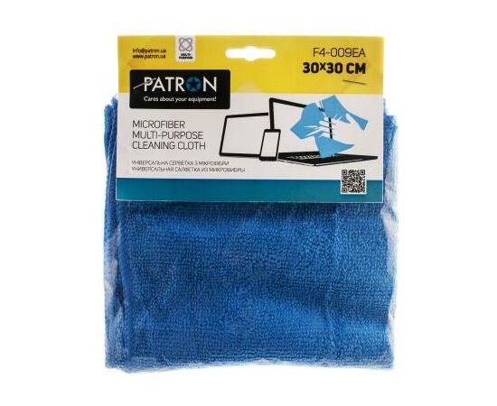 Серветки Patron microfiber 1*30x30cm, для TFT/Television/Plasma (F4-009EA)