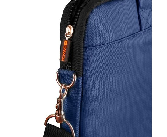 Сумка для ноутбука Canyon 15.6" B-3 Fashion toploader Bag, Dark Blue (CNE-CB5BL3), изображение 3 Сумка для ноутбука Canyon 15.6" B-3 Fashion toploader Bag, Dark Blue (CNE-CB5BL3), изображение 3