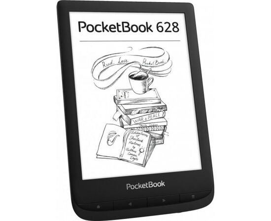 Электронная книга Pocketbook 628 Touch Lux5 Ink Black (PB628-P-CIS), изображение 2 Электронная книга Pocketbook 628 Touch Lux5 Ink Black (PB628-P-CIS), изображение 2