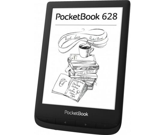 Электронная книга Pocketbook 628 Touch Lux5 Ink Black (PB628-P-CIS), изображение 3 Электронная книга Pocketbook 628 Touch Lux5 Ink Black (PB628-P-CIS), изображение 3