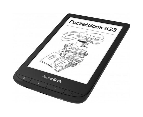 Электронная книга Pocketbook 628 Touch Lux5 Ink Black (PB628-P-CIS), изображение 4 Электронная книга Pocketbook 628 Touch Lux5 Ink Black (PB628-P-CIS), изображение 4