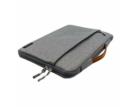 Чехол для ноутбука Grand-X 15'' SLX Grey (SLX-15G), изображение 2 Чехол для ноутбука Grand-X 15'' SLX Grey (SLX-15G), изображение 2