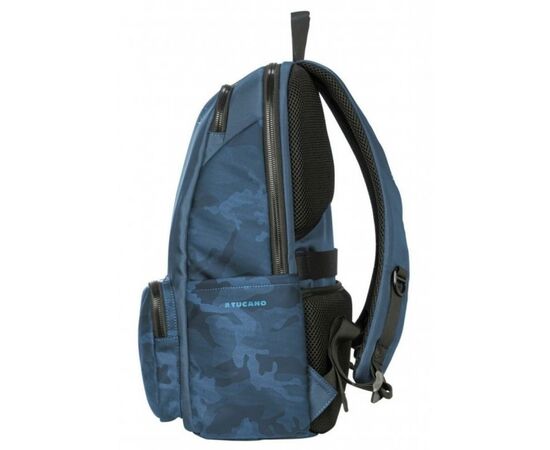 Рюкзак для ноутбука Tucano 15.6" Terras Camouflage, Blue (BKTER15-CAM-B), изображение 3 Рюкзак для ноутбука Tucano 15.6" Terras Camouflage, Blue (BKTER15-CAM-B), изображение 3
