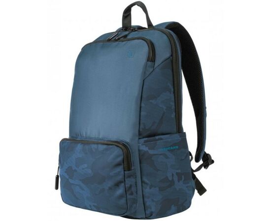 Рюкзак для ноутбука Tucano 15.6" Terras Camouflage, Blue (BKTER15-CAM-B), изображение 5 Рюкзак для ноутбука Tucano 15.6" Terras Camouflage, Blue (BKTER15-CAM-B), изображение 5