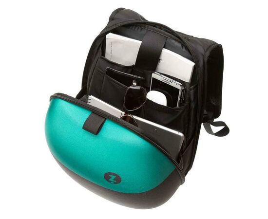 Рюкзак для ноутбука Zipit 14" SHELL BLACKTURQUOISE (ZSHL-BG), изображение 5 Рюкзак для ноутбука Zipit 14" SHELL BLACKTURQUOISE (ZSHL-BG), изображение 5