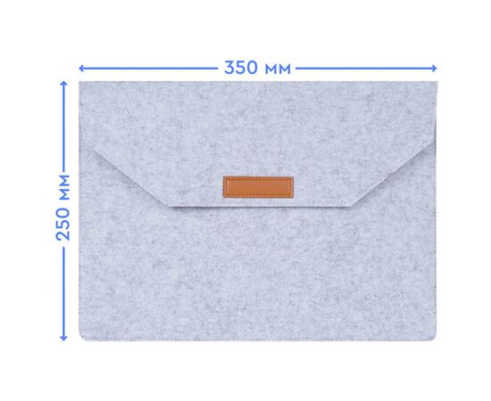 Чехол для ноутбука AirOn 13,3" Premium Grey (4822356710620), изображение 4 Чехол для ноутбука AirOn 13,3" Premium Grey (4822356710620), изображение 4