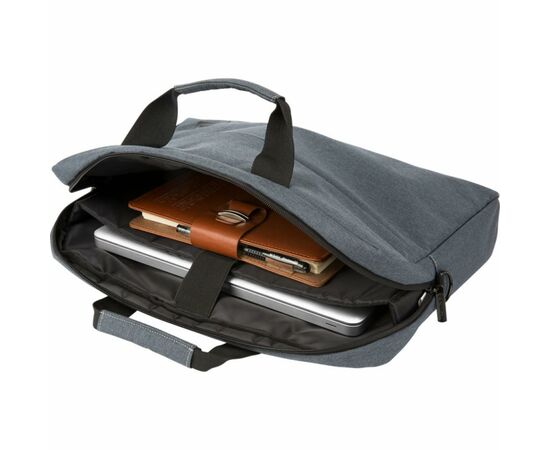 Сумка для ноутбука Canyon 16" B-4 Elegant Gray laptop bag (CNE-CB5G4), зображення 2 Сумка для ноутбука Canyon 16" B-4 Elegant Gray laptop bag (CNE-CB5G4), зображення 2