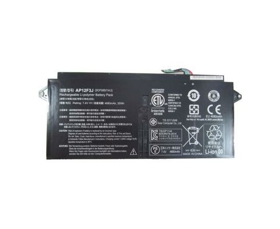 Акумулятор до ноутбука Acer Acer AP12F3J Aspire S7-391 4680mAh (35Wh) 4cell 7.4V Li-ion (A47044)