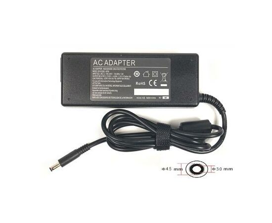 Блок питания к ноутбуку PowerPlant DELL 220V, 19.5V 90W 4.62A (4.5*3.0) (DL90G4530)