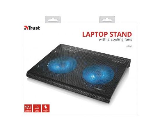 Подставка для ноутбука Trust Azul Laptop Cooling Stand with dual fans (20104), изображение 9 Подставка для ноутбука Trust Azul Laptop Cooling Stand with dual fans (20104), изображение 9