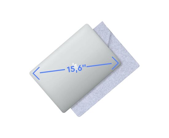 Чехол для ноутбука AirOn 15,6" Premium Grey (4822356710622), изображение 3
